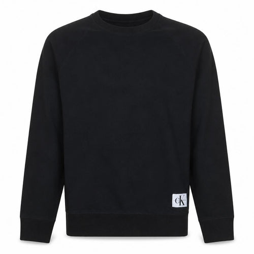 Calvin Klein Men’s Black Crew Neck Cotton Sweatshirt M