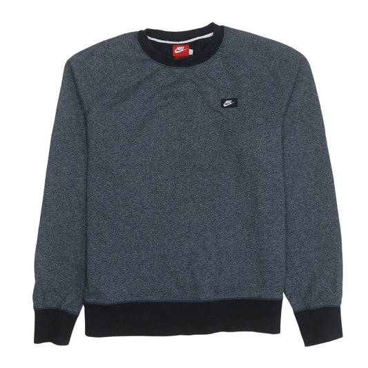 Nike Men's Grey Crew Neck Sweatshirt M Regular Fit Pullover