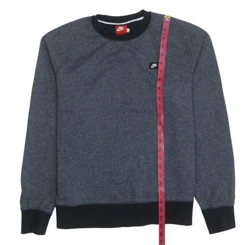 Nike Men's Grey Crew Neck Sweatshirt M Regular Fit Pullover