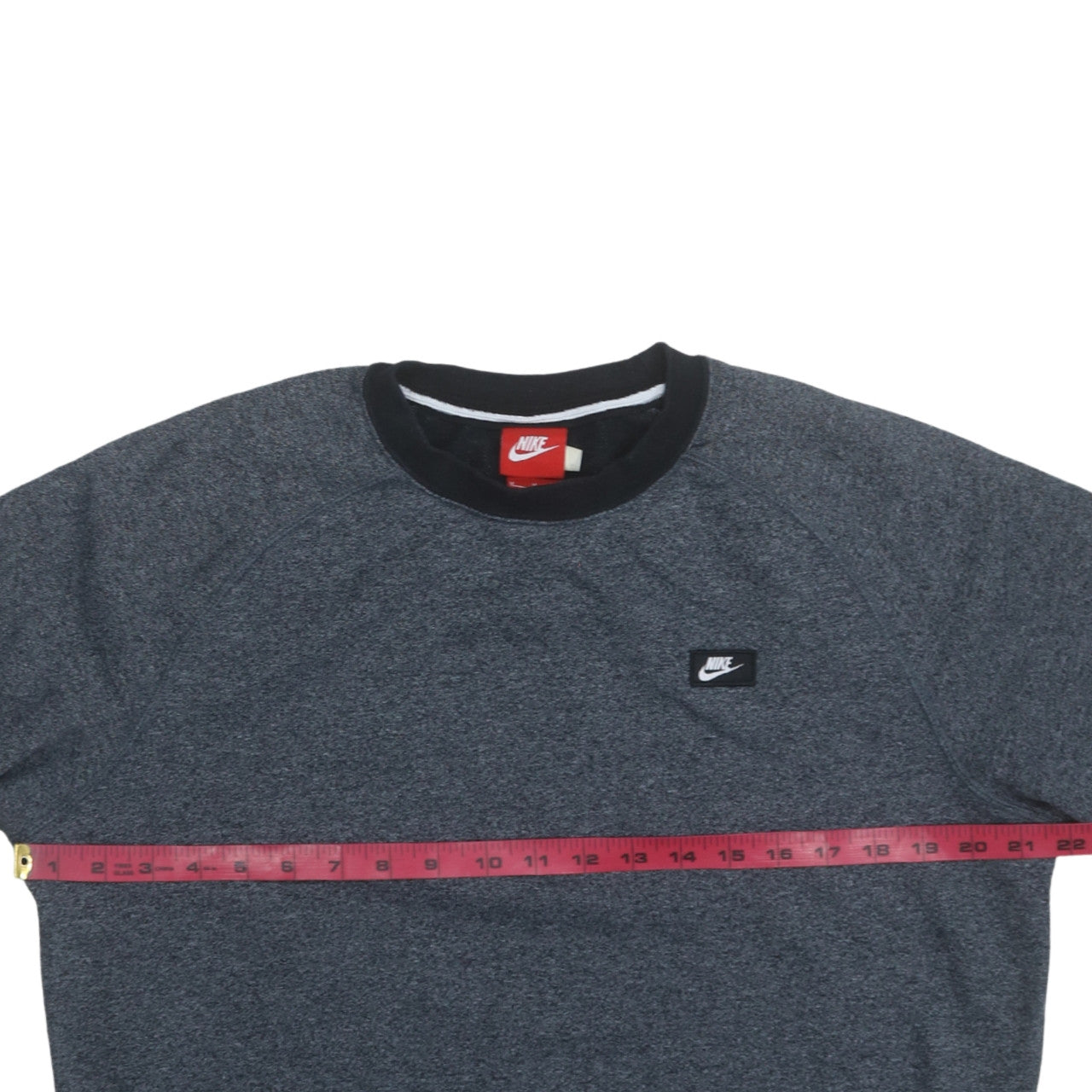 Nike Men's Grey Crew Neck Sweatshirt M Regular Fit Pullover
