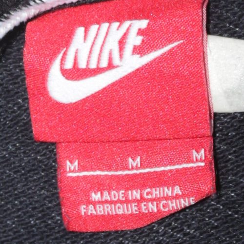 Nike Men's Grey Crew Neck Sweatshirt M Regular Fit Pullover