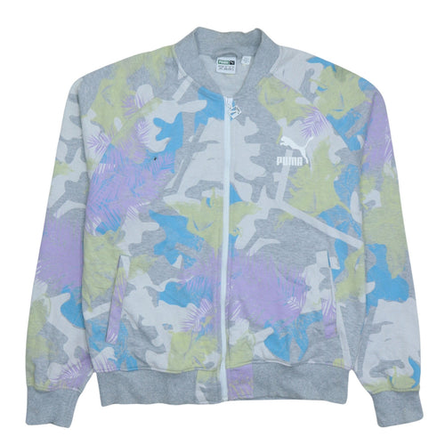 Puma Men's Multicoloured Full Zip Sweatshirt M Regular Fit