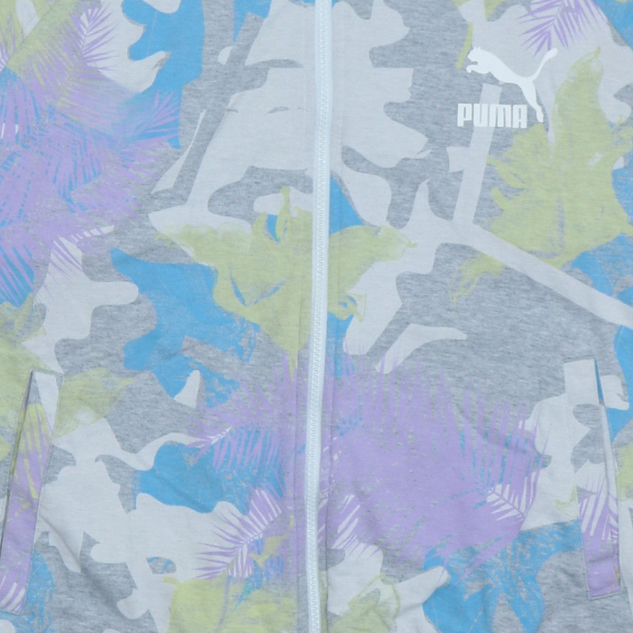Puma Men's Multicoloured Full Zip Sweatshirt M Regular Fit