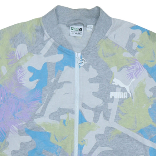 Puma Men's Multicoloured Full Zip Sweatshirt M Regular Fit