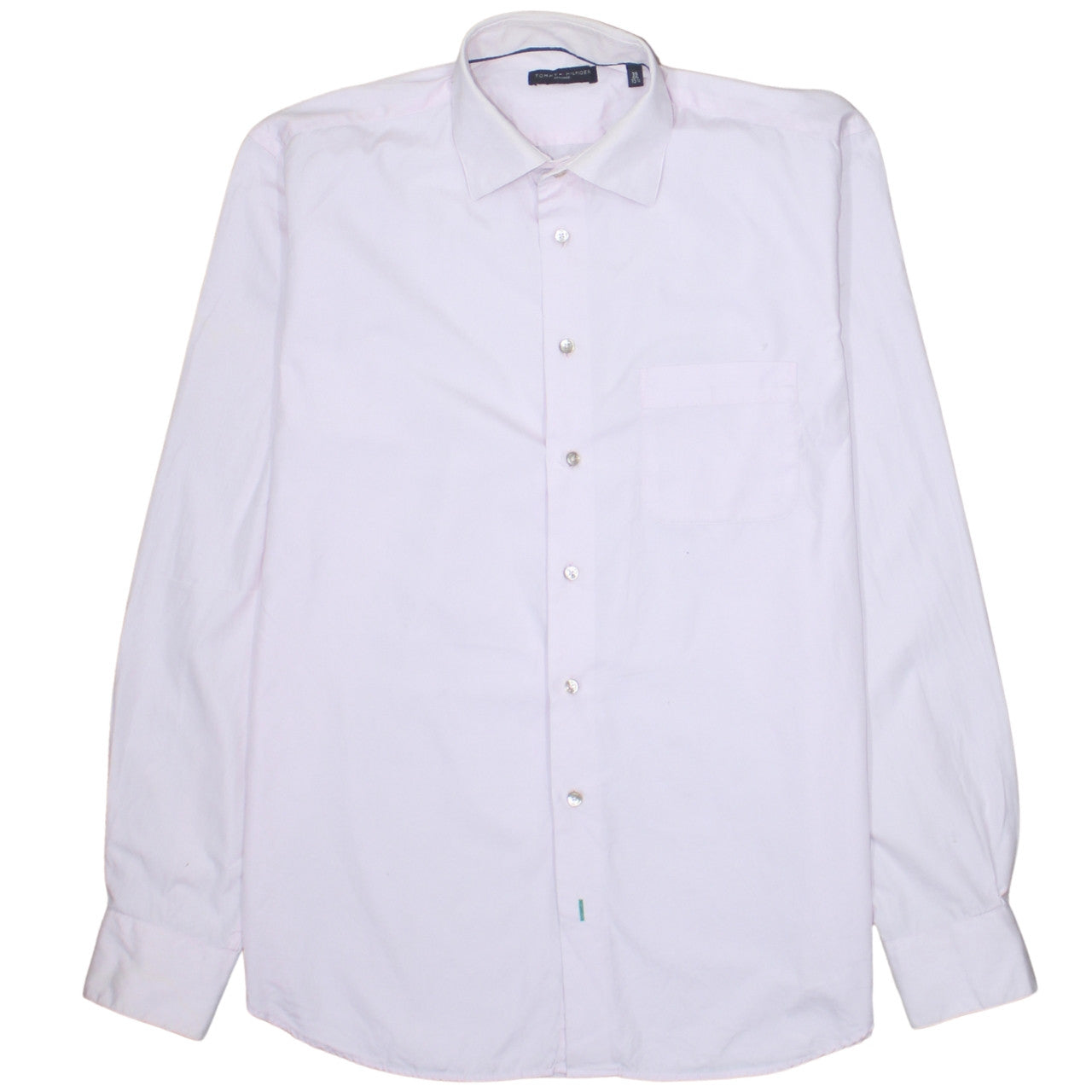 Tommy Hilfiger Men Pink Slim Fit Cotton Long Sleeve Button-Up Shirt 15.5