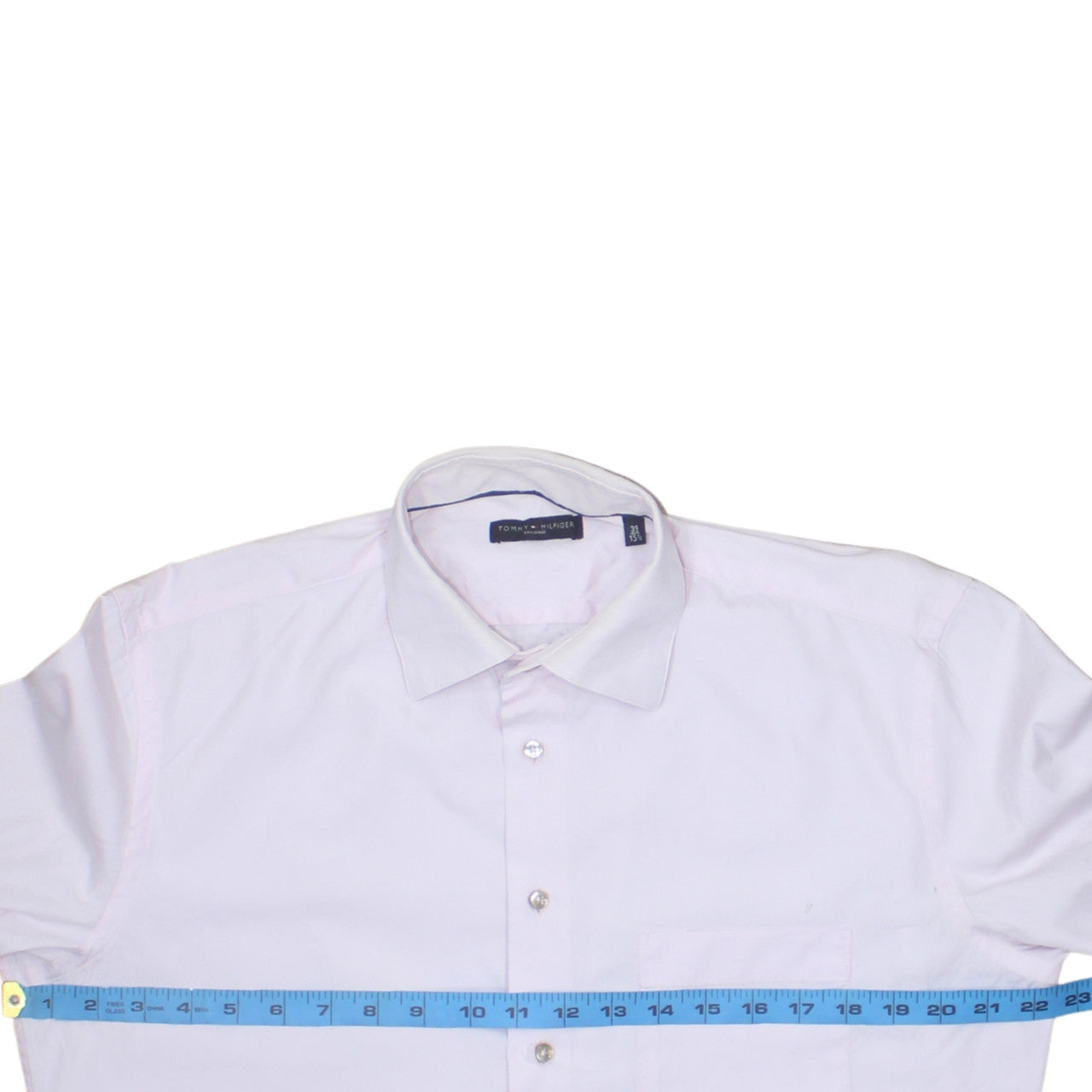 Tommy Hilfiger Men Pink Slim Fit Cotton Long Sleeve Button-Up Shirt 15.5