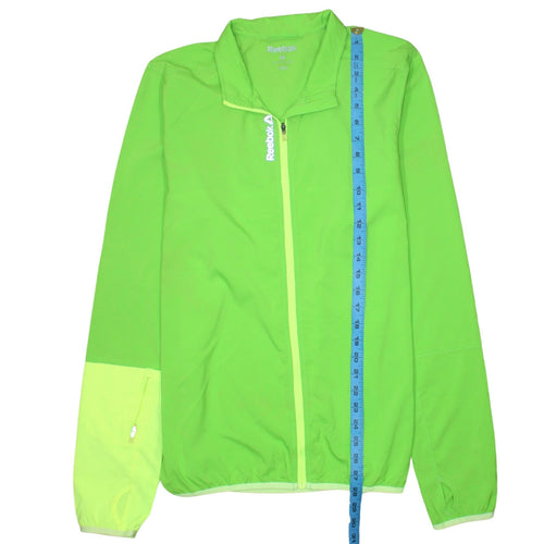 Reebok Men's Green Lightweight Windbreaker Jacket Size M