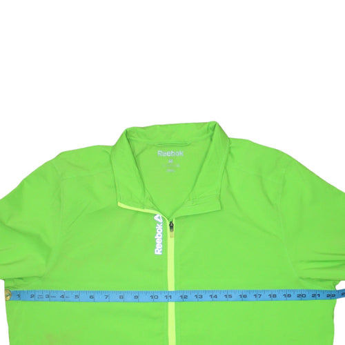 Reebok Men's Green Lightweight Windbreaker Jacket Size M