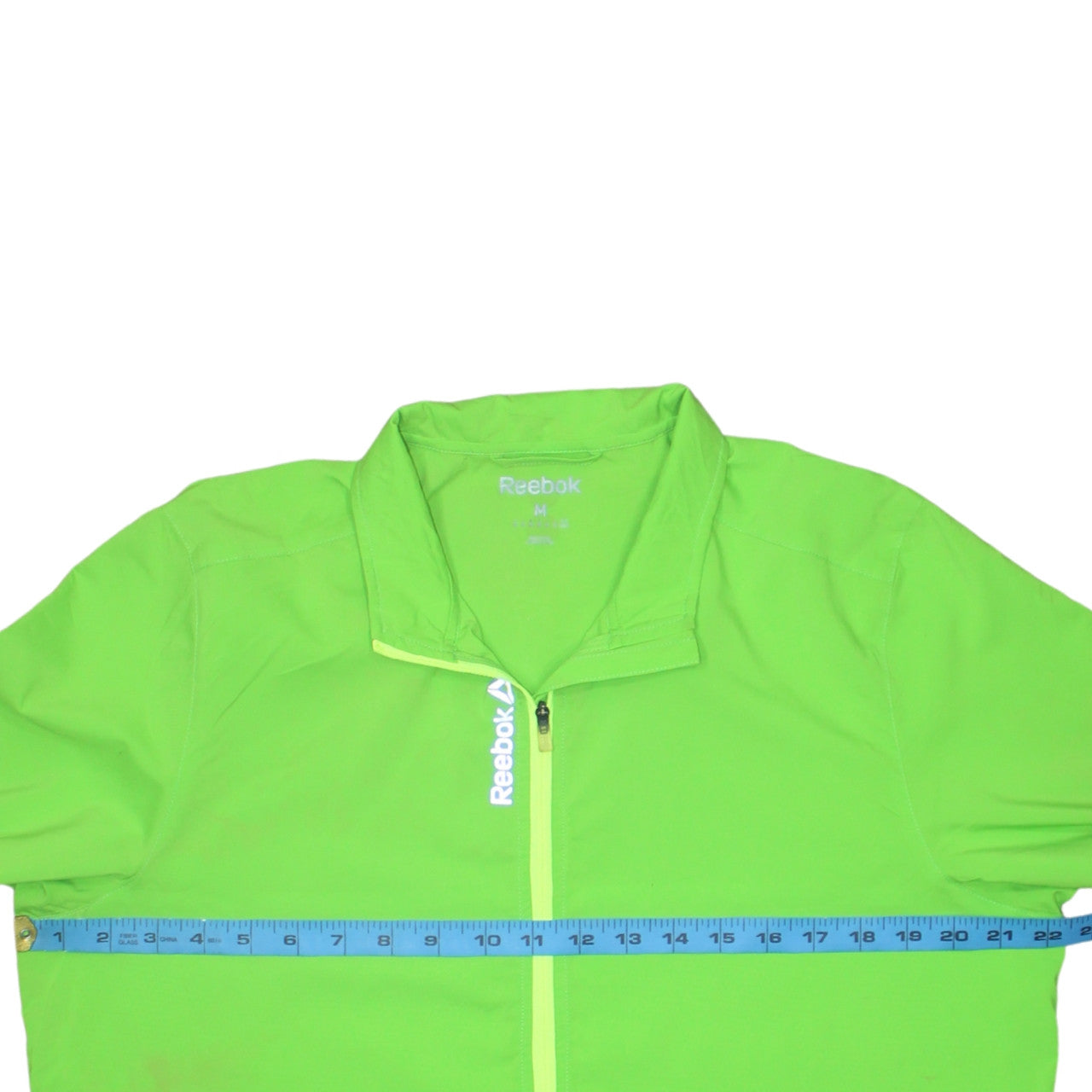 Reebok Men's Green Lightweight Windbreaker Jacket Size M