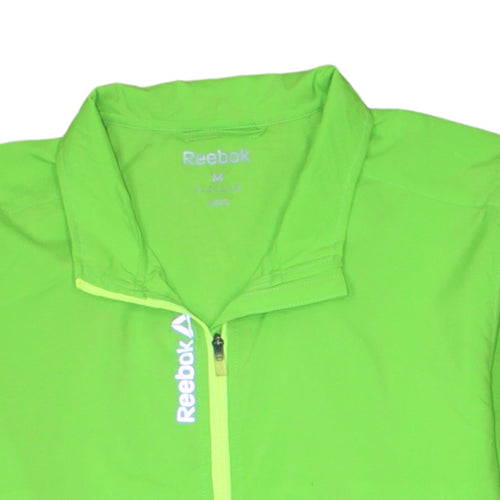 Reebok Men's Green Lightweight Windbreaker Jacket Size M
