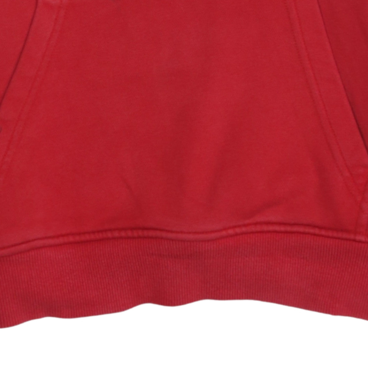 Adidas Men’s Red Pullover Hoodie Size M Logo Sportswear Sweatshirt