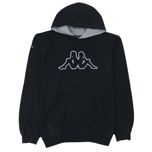 Kappa Men's Black Pullover Hoodie XL Logo Sportswear