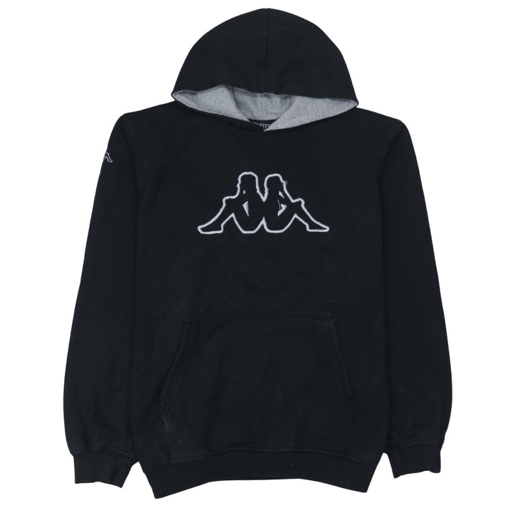 Kappa Men's Black Pullover Hoodie XL Logo Sportswear