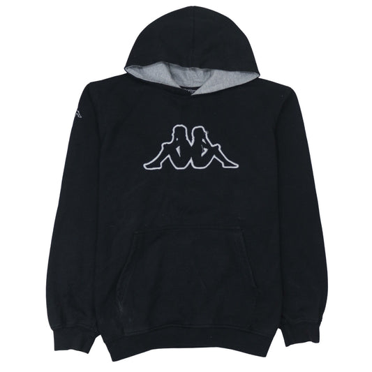 Kappa Men's Black Pullover Hoodie XL Logo Sportswear