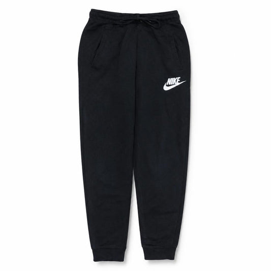 Front view of Nike Men's Black Jogger Sweatpants S Tapered Sports Trousers