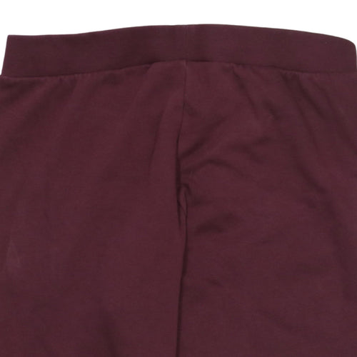 Reebok Men's Purple Jogger Sweatpants M Regular Fleece Activewear Trousers