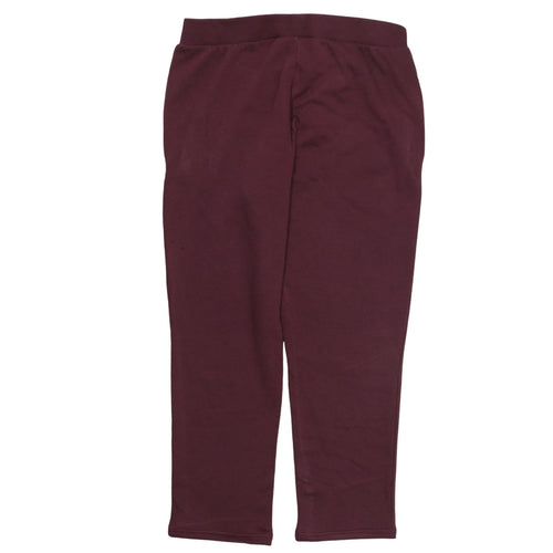 Reebok Men's Purple Jogger Sweatpants M Regular Fleece Activewear Trousers