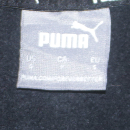 Puma Men's Black Pullover Hoodie Size S Regular Fit Sportswear