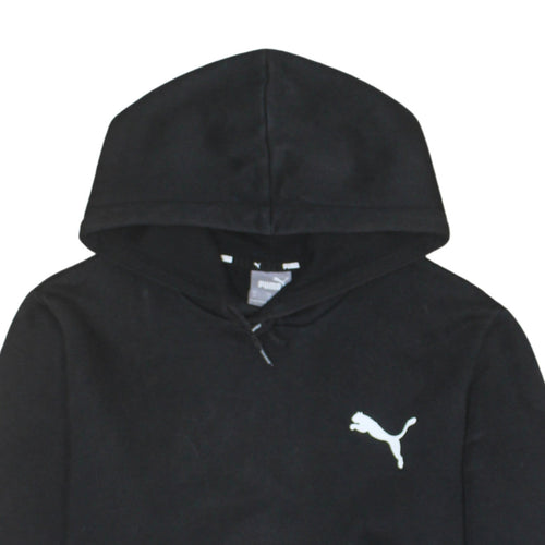 Puma Men's Black Pullover Hoodie Size S Regular Fit Sportswear