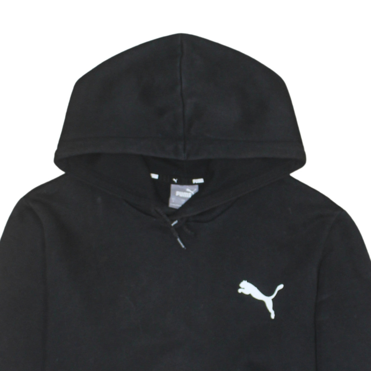 Puma Men's Black Pullover Hoodie Size S Regular Fit Sportswear