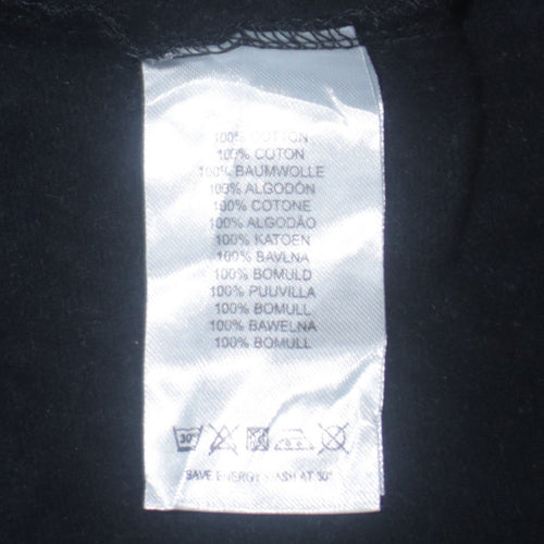 Disney Women's Black Mickey Mouse Sweatshirt Size 12 L Cotton