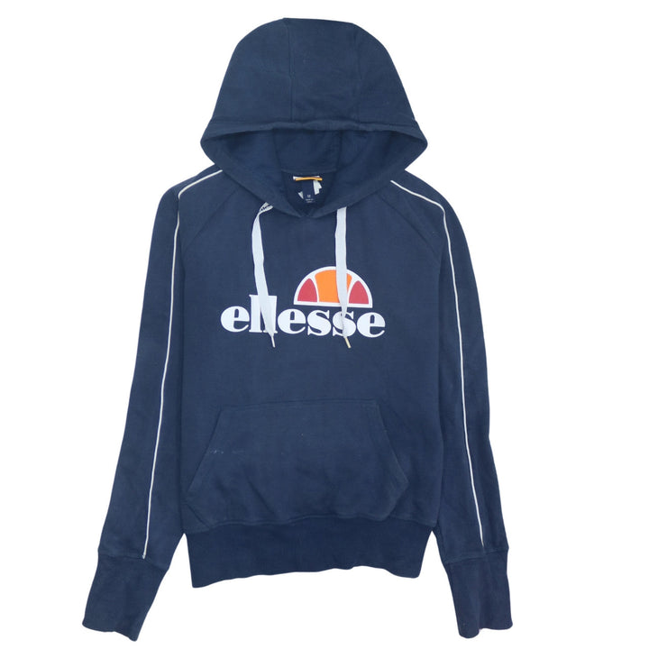 Ellesse Womens Navy Blue Size 12 Pullover Hoodie Sweatshirt