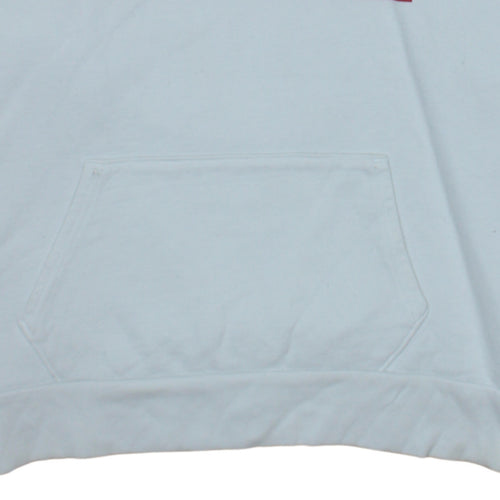 Levi's Men's White XS Pullover Hoodie Graphic Logo Sweatshirt