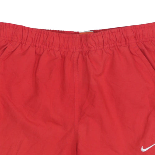 Nike Men's Red Board Shorts Small Sports Swim Trunks