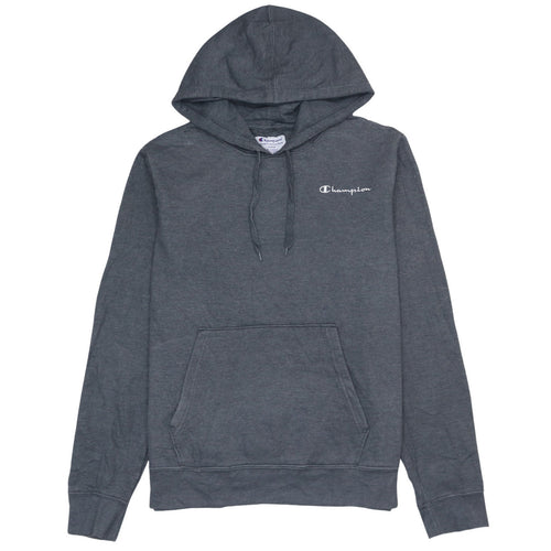 Champion Mens Grey Pullover Hoodie Size M Athletic Fleece