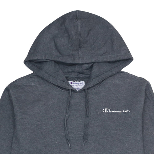 Champion Mens Grey Pullover Hoodie Size M Athletic Fleece