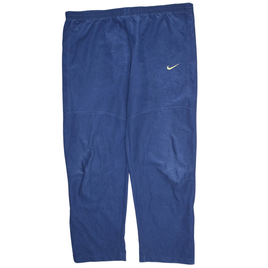 Nike Mens Blue Track Pants L Regular Fit Woven Sports Trousers