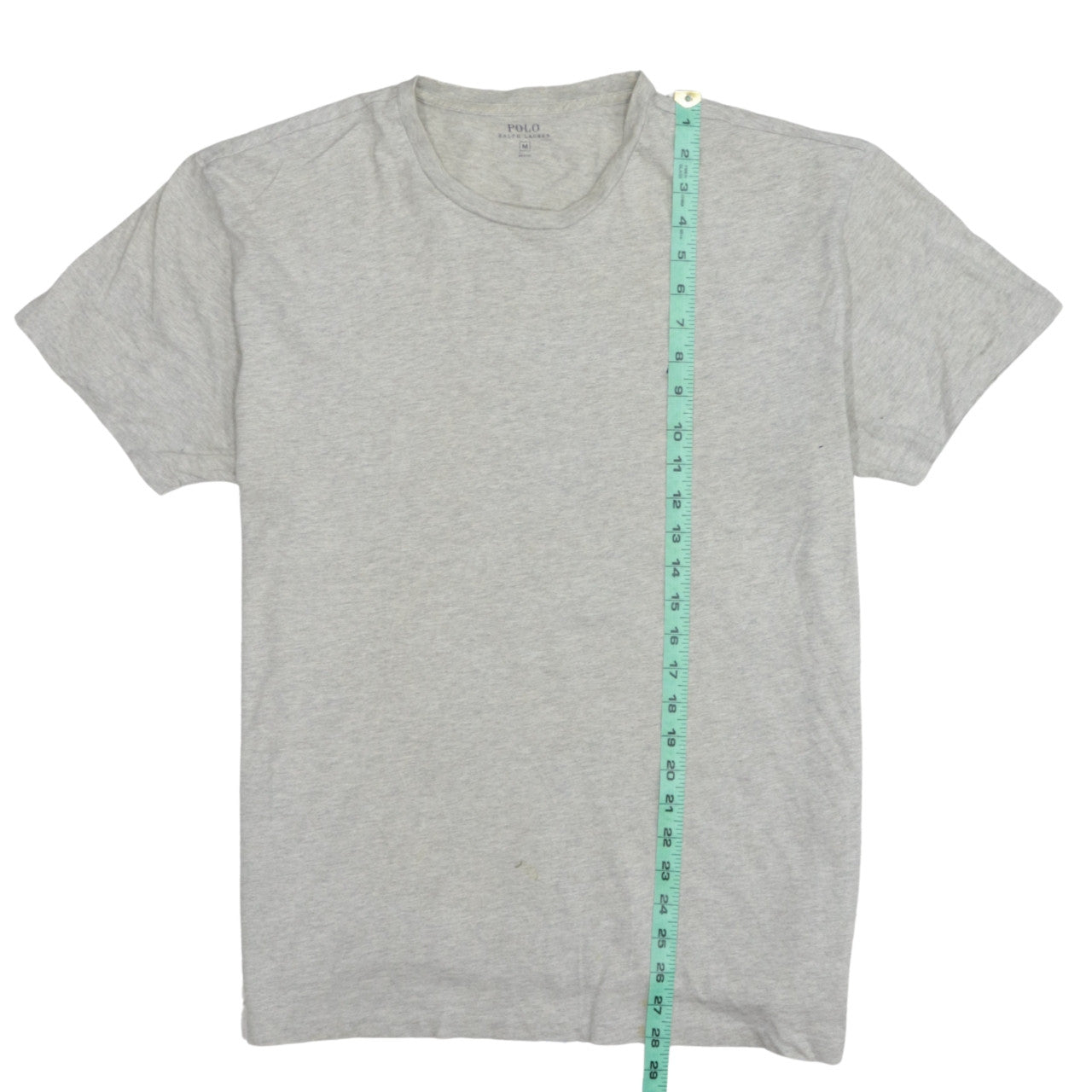 Ralph Lauren Women's Grey Cotton Short Sleeve Basic T-Shirt M