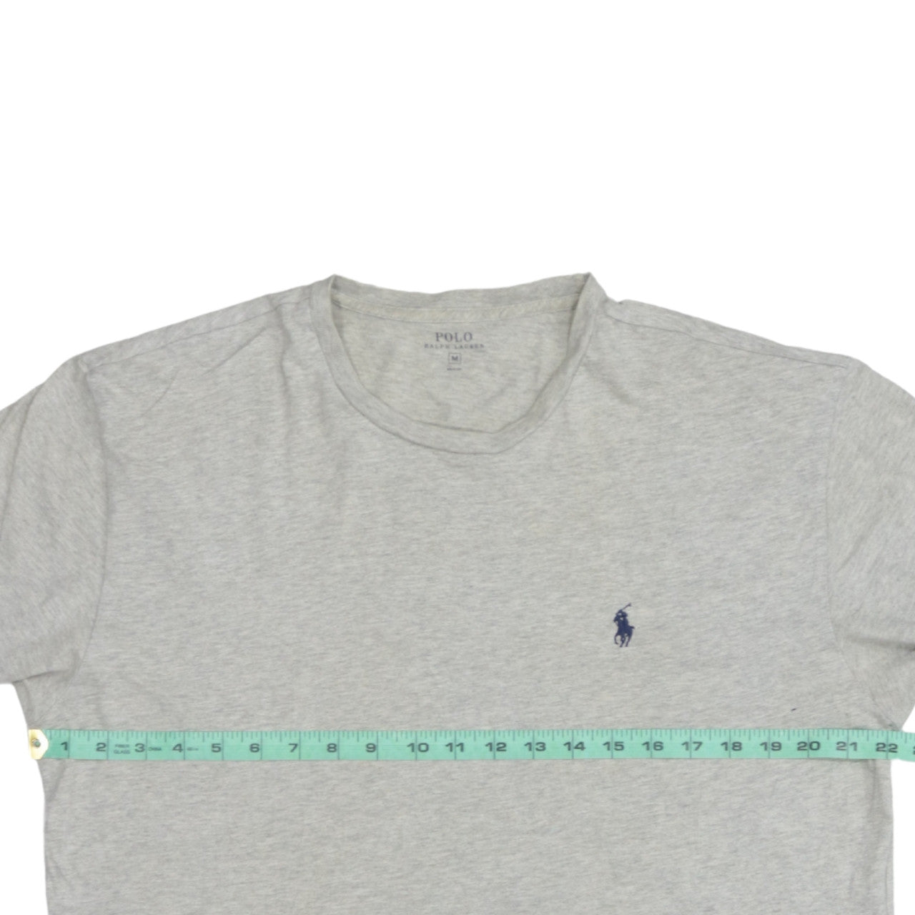 Ralph Lauren Women's Grey Cotton Short Sleeve Basic T-Shirt M