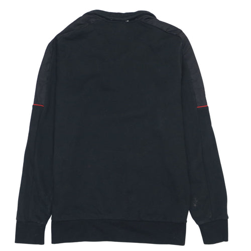 Puma Men's Black 1/4 Zip Sports Sweatshirt Size S