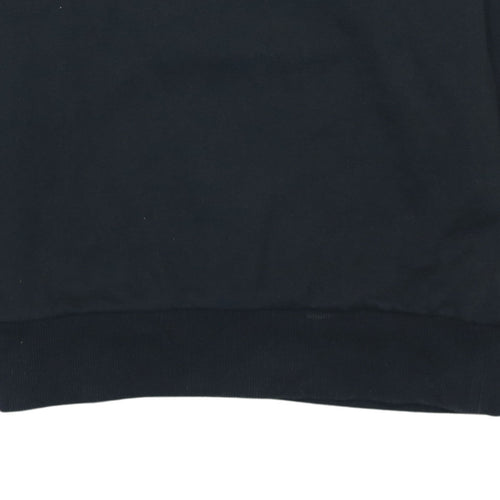Puma Men's Black 1/4 Zip Sports Sweatshirt Size S