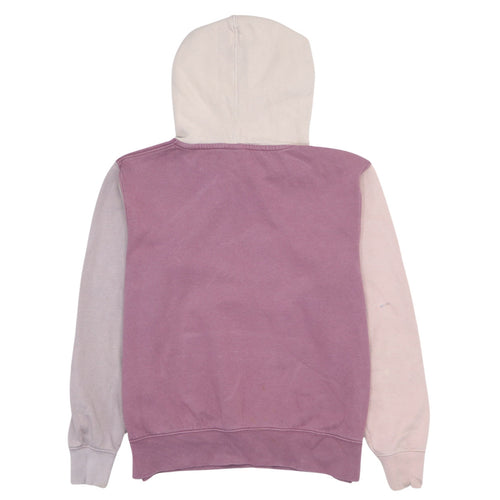 Nike Women’s Pink Colourblock Pullover Hoodie Size S