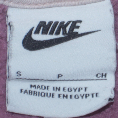 Nike Women’s Pink Colourblock Pullover Hoodie Size S