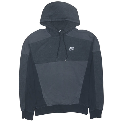 Nike Men's Grey Pullover Hoodie Small Fleece Logo Sportswear