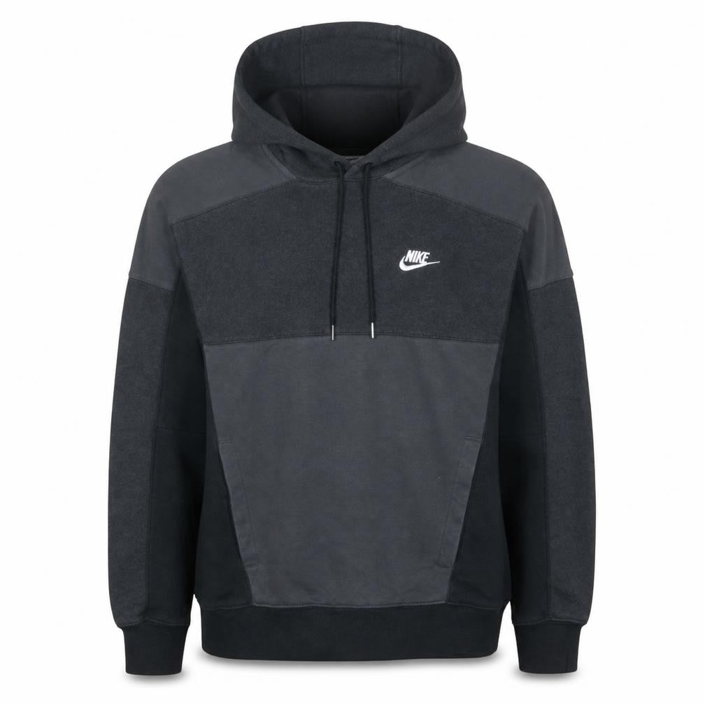 Nike Men's Grey Pullover Hoodie Small Fleece Logo Sportswear