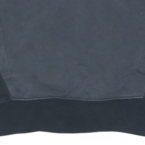Nike Men's Grey Pullover Hoodie Small Fleece Logo Sportswear
