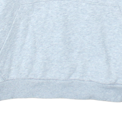 Puma Women's Grey Pullover Hoodie Size 14 Logo Print Casual Sweatshirt