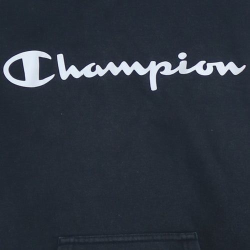 Champion Womens Black XS Pullover Logo Hoodie