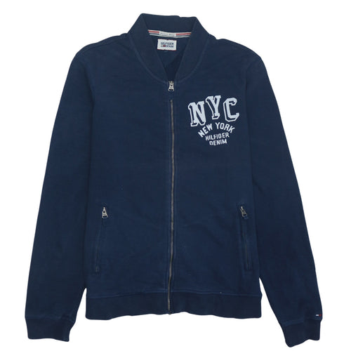 Hilfiger Denim Men's Blue Full Zip NYC Sweatshirt Size L