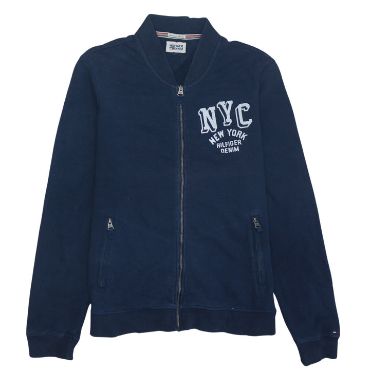 Hilfiger Denim Men's Blue Full Zip NYC Sweatshirt Size L