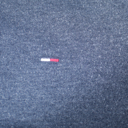 Tommy Jeans Men's Blue Regular Fit Crew Neck Sweatshirt Size S