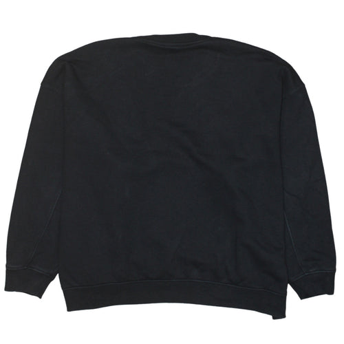 Adidas Womens Black Size 16 Crew Neck Pullover Sweatshirt
