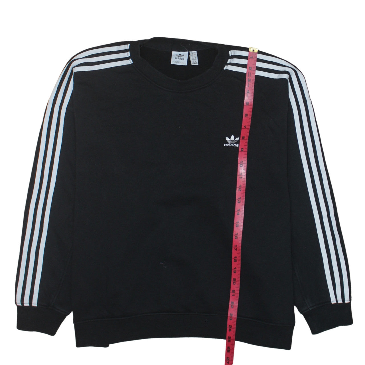 Adidas Womens Black Size 16 Crew Neck Pullover Sweatshirt