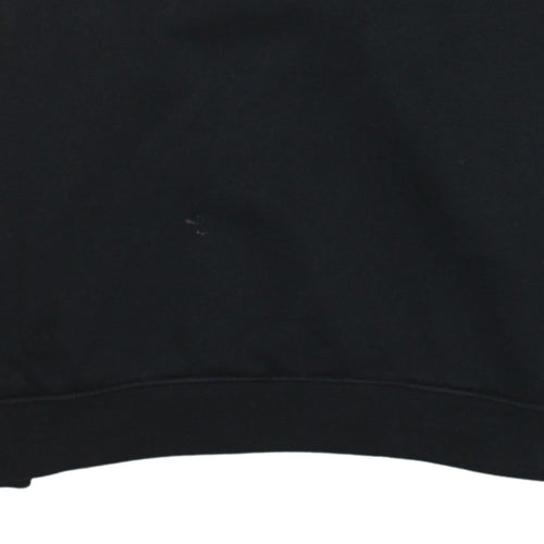 Adidas Womens Black Size 16 Crew Neck Pullover Sweatshirt