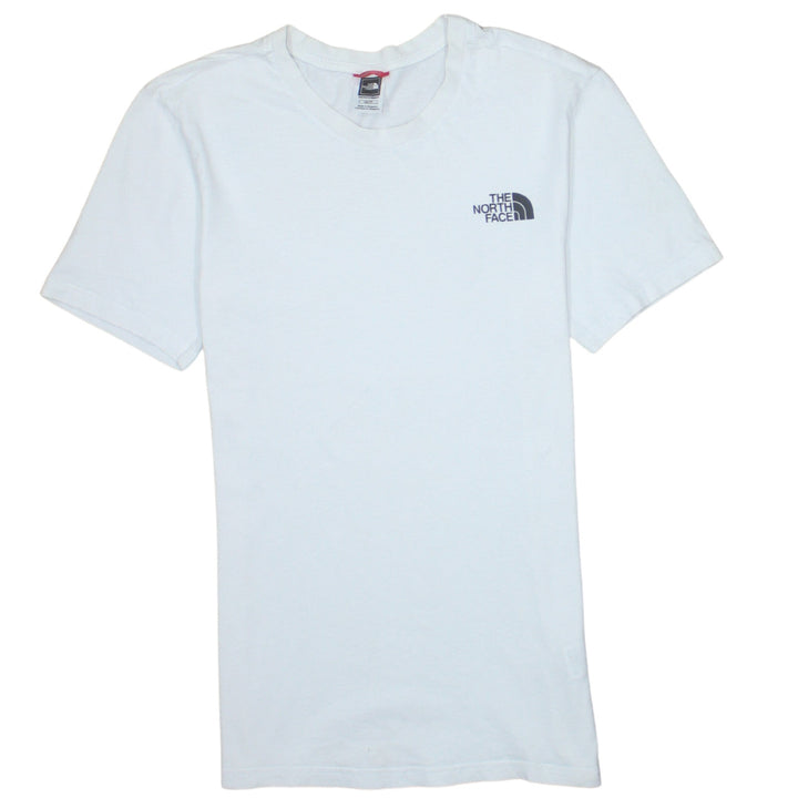The North Face Men's White Cotton Crew Neck XS T-Shirt