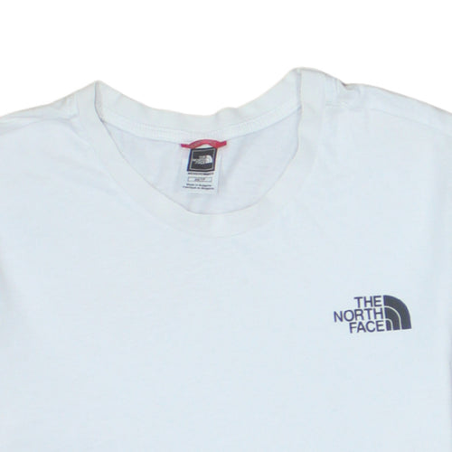 The North Face Men's White Cotton Crew Neck XS T-Shirt